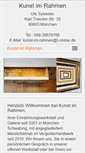 Mobile Screenshot of kunst-im-rahmen.com